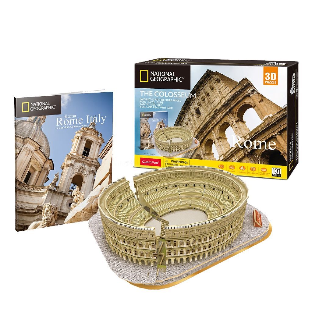 echtgenoot geroosterd brood garage Cubic Fun National Geographic 3D Puzzel The Colosseum Rome 131 Stukjes -  Geen categorie - Buitenspelen-shop.nl