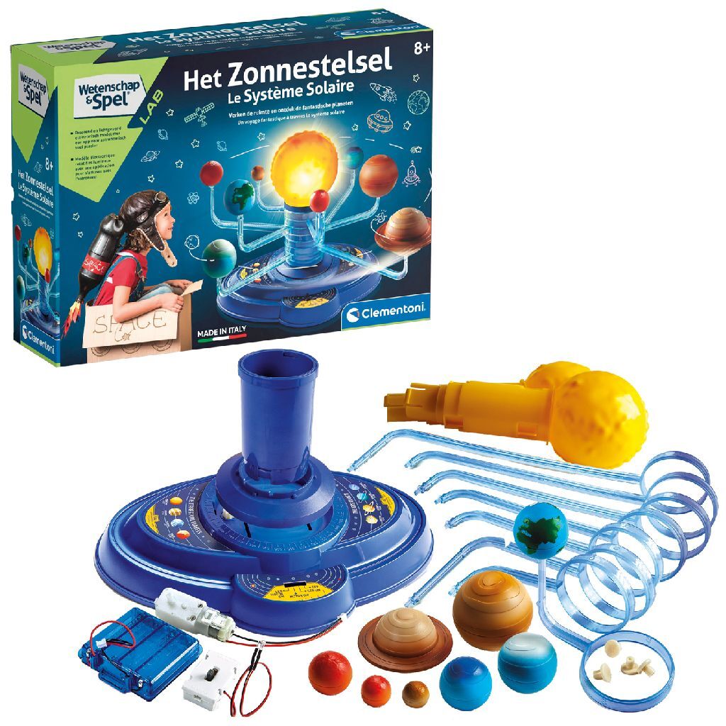 Hijsen Wijde selectie ontsnapping uit de gevangenis Clementoni Wetenschap en Spel Het Zonnestelsel + Licht - Geen categorie -  Buitenspelen-shop.nl